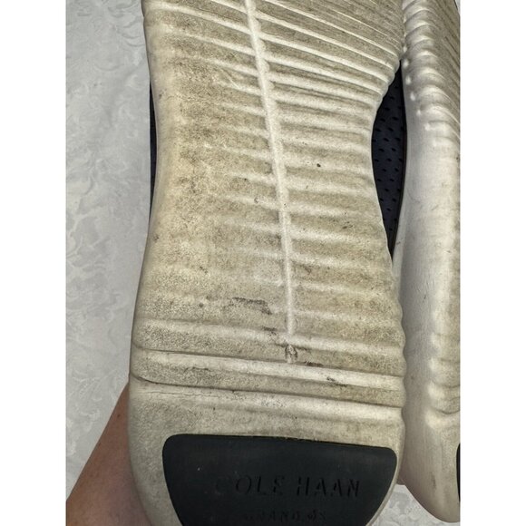 Cole Haan 10.5M 2.Zerogrand Laser Wingtip Oxford Navy Blazer Shoe Comfort C23086 - Picture 6 of 13